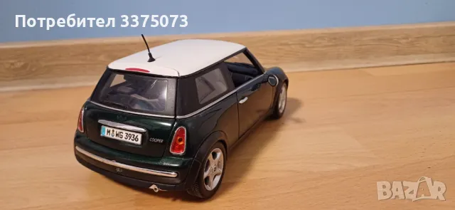 Mini Cooper 1:18 Maisto, снимка 4 - Колекции - 48842432