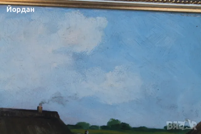 Стара Европейска картина, снимка 3 - Картини - 50099476