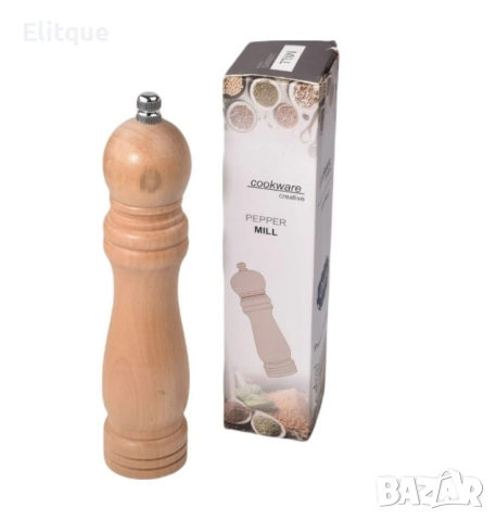 Дървена мелничка за пипер, снимка 3 - Други - 52895231