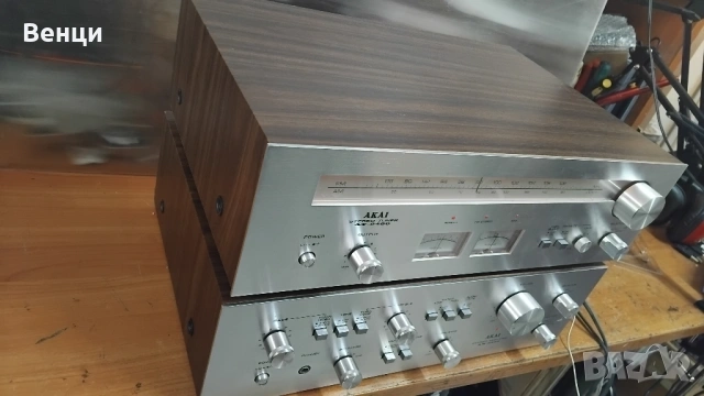 Akai AM-2400 + AT-2400 усилвател и тунер, снимка 7 - Аудиосистеми - 54080595