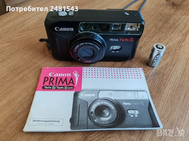 Canon Prima Twin S, снимка 3 - Фотоапарати - 47131041