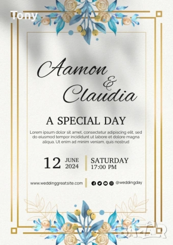 Дизайн на сватбени покани, картички, печати, флаери, менюта, визитки, снимка 10 - Покани - 52256184