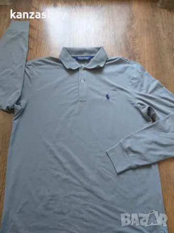 polo ralph lauren golf polo long sleeve - страхотна мъжка блуза КАТО НОВА М, снимка 6 - Блузи - 47709139