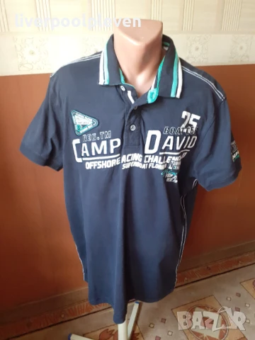 👉Camp David Original 2XL ефектна, снимка 4 - Тениски - 51001954