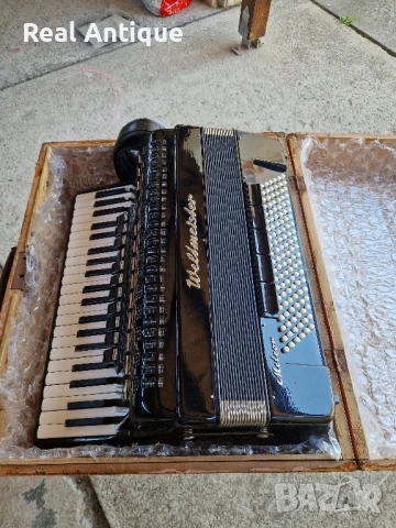 Антикварен немски акордеон Veltmaister Meteor 120 баса, снимка 9 - Акордеони - 50779781