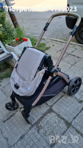 Бебешка количка Peg Perego YPSI Lounge + столче Lounge + изо база, снимка 10 - Детски колички - 46891834