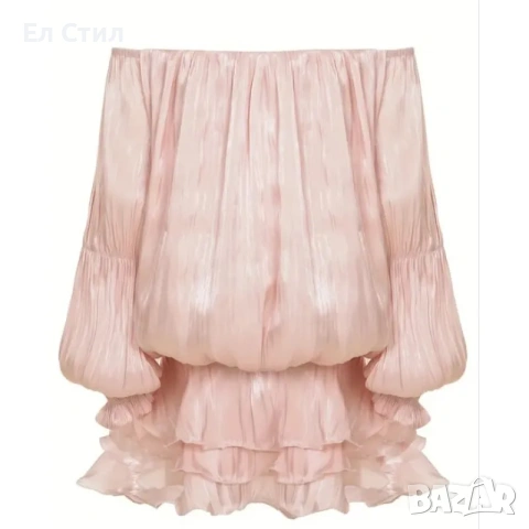 💕гащеризон от разливна материя с отворени рамене, снимка 5 - Гащеризони - 54076255