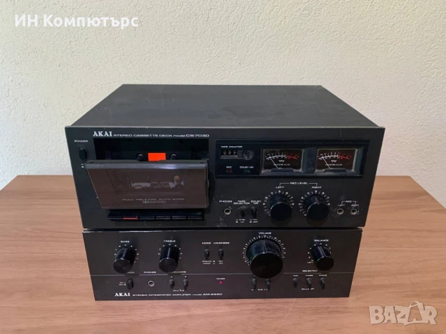 Продавам сет Akai от два компонента, снимка 2 - Ресийвъри, усилватели, смесителни пултове - 51055768