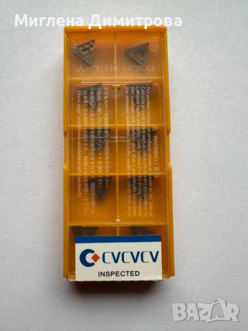 10 броя стругарски пластини CVCVCV TCMT110204 TCMT21.51 VP15TF, снимка 1 - Други инструменти - 45538133