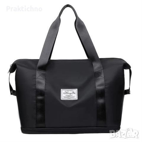 Водоустойчива уголемяваща се пътна чанта за ръчен багаж 🎒🧢🧦👚👕👖👗, снимка 1 - Чанти - 45775582