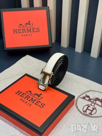 колани от естествена кожа hermes 2см, снимка 8 - Колани - 50406192