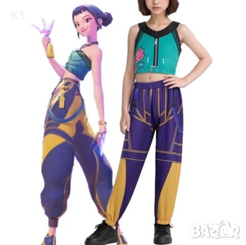 Детски костюм Кей Поп K-Pop Demon hunters, Руми/Зоуи, костюми Rumi, снимка 7 - Детски комплекти - 53055099