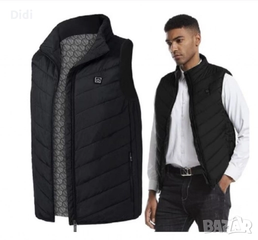 Електрическа жилетка с отопление HotVex USB Heated Vest – с 9 зони на отопление