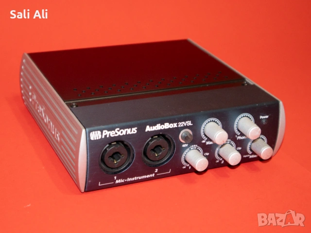 PreSonus AudioBox 22VSL USB аудио интерфейс, 24bit 96khz, 48V, снимка 7 - Други - 53385909
