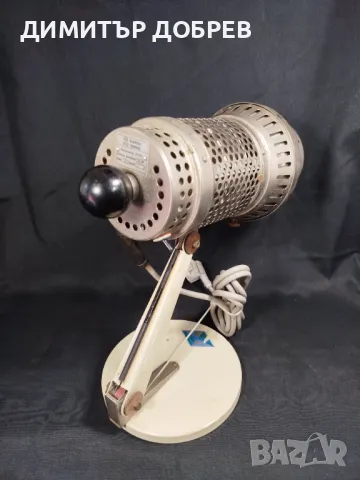 СТАРА РЕТРО СОЦ ГДР НАСТОЛНА ЛАМПА ЗА НАГРЕВКИ VEB GARDIOSA, снимка 4 - Антикварни и старинни предмети - 49736959