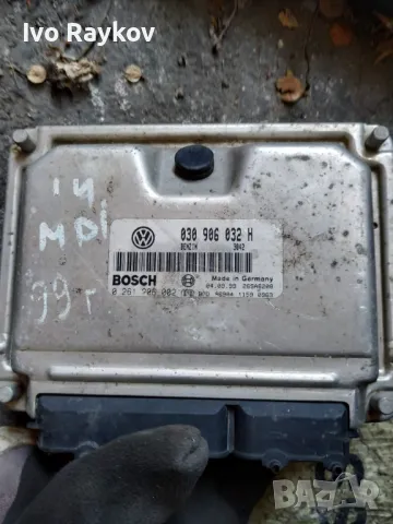 Двигател компютър - ECU за VW Polo 1.4 , BOSCH 030 906 032 H , 030906032H, снимка 1 - Части - 48855252