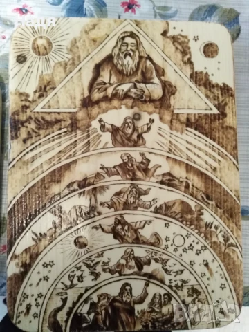 Ръчна пирография , снимка 2 - Картини - 48203076