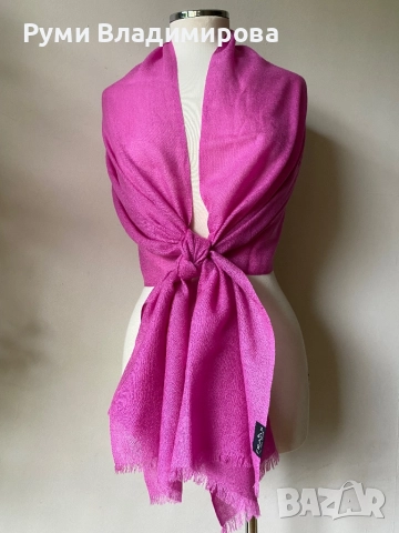 Цикламено розов/ цвят фукция шал/ различни видове, снимка 9 - Шалове - 40885222