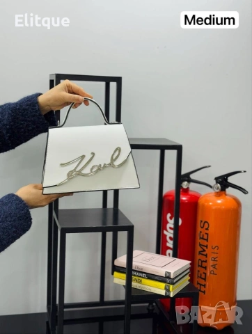 чанти Karl Lagerfeld ➡️25 Cm ⬆️18 Cm, снимка 5 - Чанти - 54220100