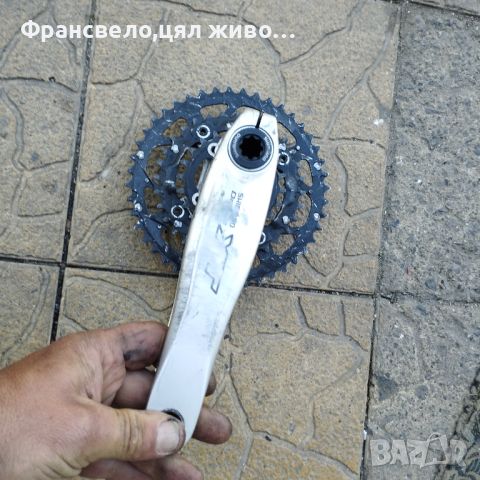 Курбел за велосипед колело Shimano deore xt , снимка 4 - Части за велосипеди - 45240706