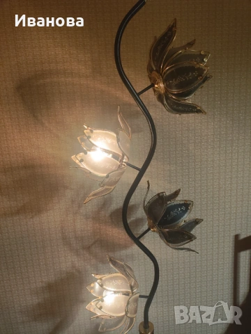 Лампион черно със зл.кант, снимка 2 - Лампиони - 53902627