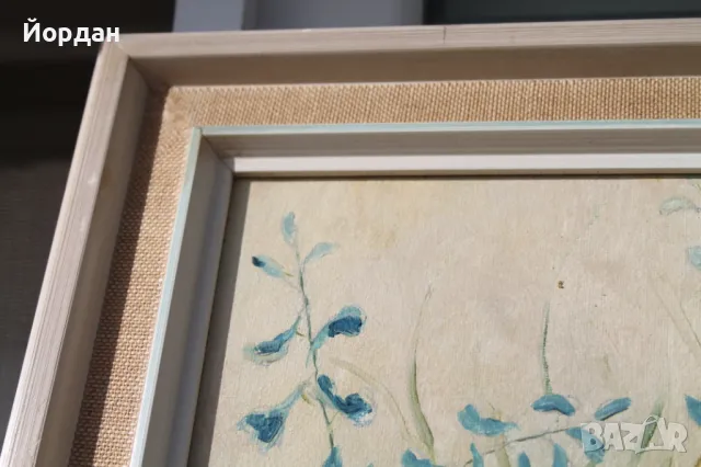 Немска картина масло върху платно, снимка 2 - Картини - 49987937