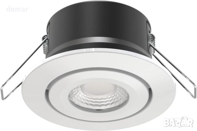 Bright Source Tilt Всичко в едно Превключваема мощност 8w/10 LED Downlight, пакет от 6, снимка 3 - Лед осветление - 45794995