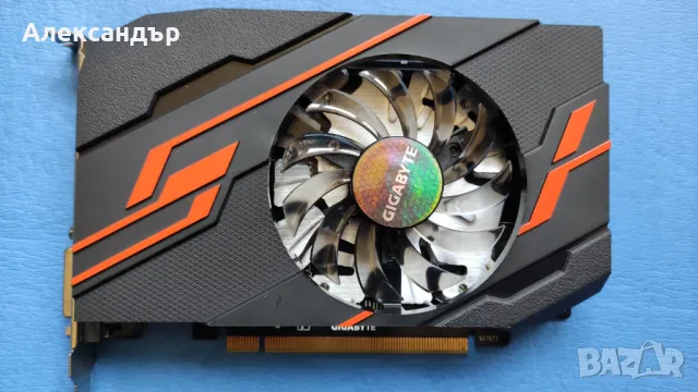 Видео карта GIGABYTE GeForce GT 1030 OC 2GB GDDR5 64bit, снимка 2 - Видеокарти - 46897671