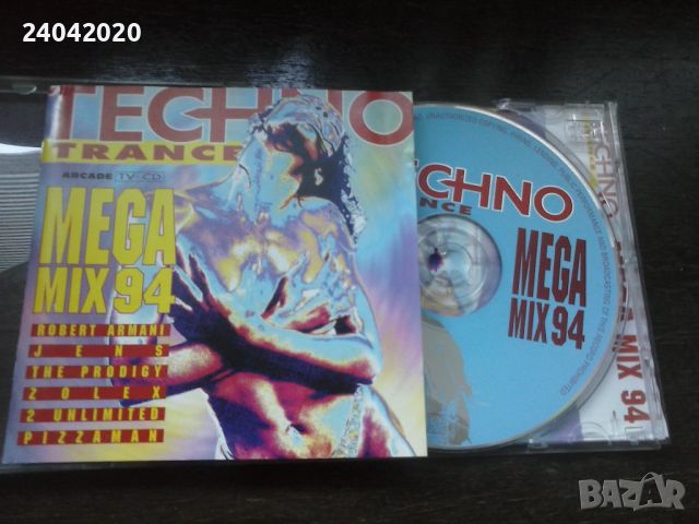 Techno Trance Mega Mix '94 оригинален диск, снимка 1 - CD дискове - 46594100