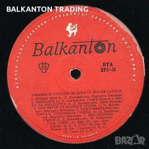 Българска естрада - КОЛЕКЦИЯ грамофонни плочи - Балкантон, снимка 7 - Грамофонни плочи - 53077983