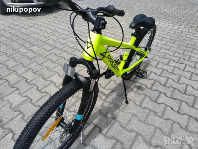 PASSATI Алуминиев велосипед 24" ALUMINIUM жълт, снимка 6 - Велосипеди - 53839198