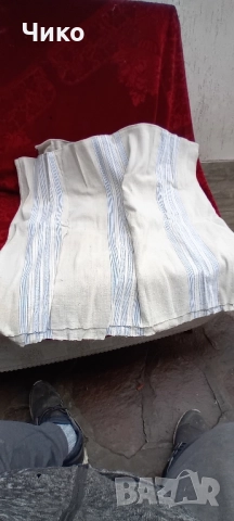 Стара дълга покривка, снимка 5 - Антикварни и старинни предмети - 52382881