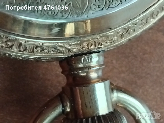 Позлатен джобен часовник "Elgin" с кюстек , снимка 12 - Антикварни и старинни предмети - 54055761