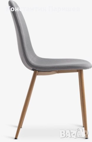 Чисто нови трапезни сиви столове, снимка 3 - Столове - 52163593