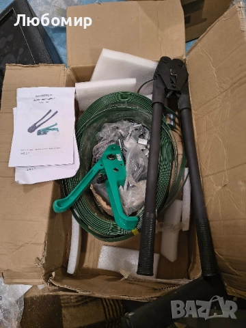 Комплект за палетно обвързване, комплект за ръчно обвързване с 270 м PET лента, инструмент , снимка 3 - Други инструменти - 52109983