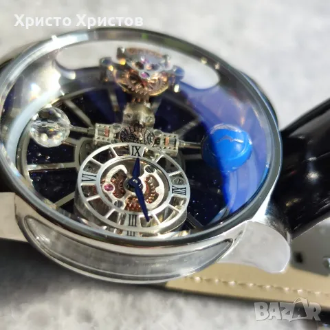 Мъжки луксозен часовник Jacob & Co Geneve Astronomia Tourbillon , снимка 6 - Мъжки - 47149382