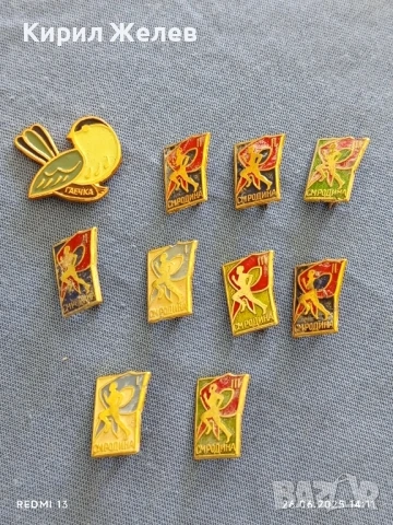 Лот значки 10 броя от соца спортни СМ РОДИНА за КОЛЕКЦИЯ ДЕКОРАЦИЯ 14910