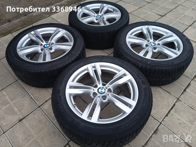 ДЖАНТИ BMW STYLE 467M 19" 5X120 E53 E70 E71 F15 F16 със зимни гуми Michelin 255/50/19, снимка 10 - Гуми и джанти - 53214128