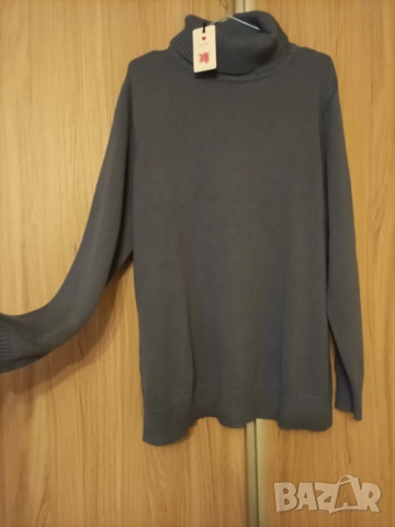 Ново памучно поло, снимка 2 - Блузи с дълъг ръкав и пуловери - 52845962