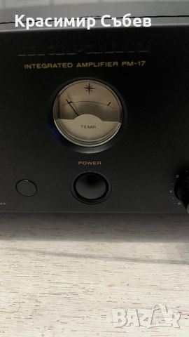 Marantz PM-17, снимка 3 - Ресийвъри, усилватели, смесителни пултове - 46078695