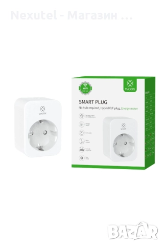 Смарт контакт Woox - Plug R6118, бял
