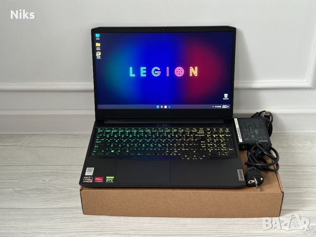 Legion /RTX 3050 Ti /Ryzen 7 5800H /16GB /512SSD/IPSFHD 165hz /RGB, снимка 13 - Лаптопи за игри - 45762244