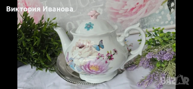 голям ретро чайник, снимка 3 - Други ценни предмети - 50888590