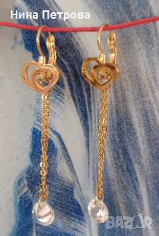 Комплект два чифта обеци от медицинска стомана цена 7 евро , снимка 11 - Обеци - 53666449