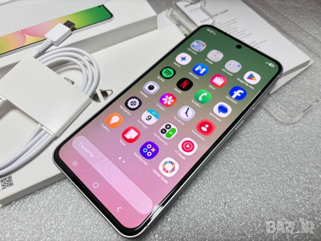 ПОРЪЧАН! НОВ!!! Samsung Galaxy A56 5G 128GB 8GB RAM Dual Awesome Lightgray, снимка 4 - Samsung - 53052296