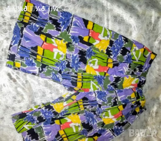 💜💚ПРОМО ЦЕНА!-Дамски Комплект-чисто нов летен ежедневен пола-панталон с подарък блузка-С,М,Л💚💜, снимка 2 - Къси панталони и бермуди - 45437540