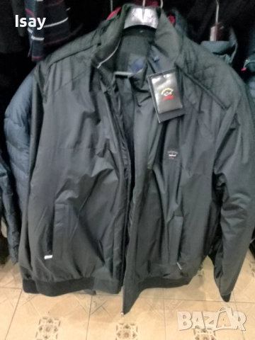 Мъжко пролетно есенно яке Паул Шарк в черен цвят 7ХЛ последен размер , снимка 2 - Якета - 52375603