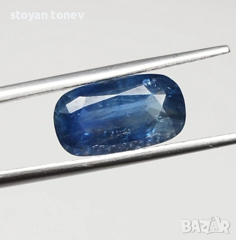Рядък инвестиционен Ненагряван син сапфир 2.04кт! Сертифициран! Нов!, снимка 10 - Други - 53618778