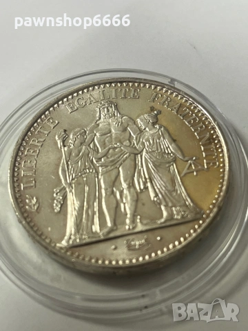 Сребърни монети „Херкулес“ от 10 франка от 1965 г, снимка 4 - Нумизматика и бонистика - 53005130