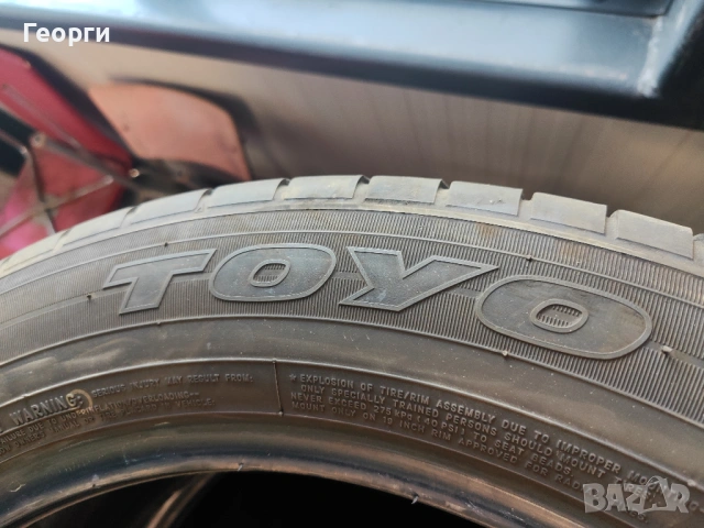 4бр. летни гуми 225/55/19 Toyo, снимка 7 - Гуми и джанти - 54194109